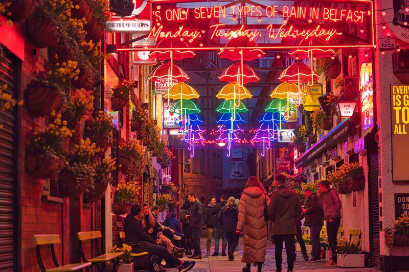 Belfast Cathedral Quarter, Cobbled Streets, Belfast