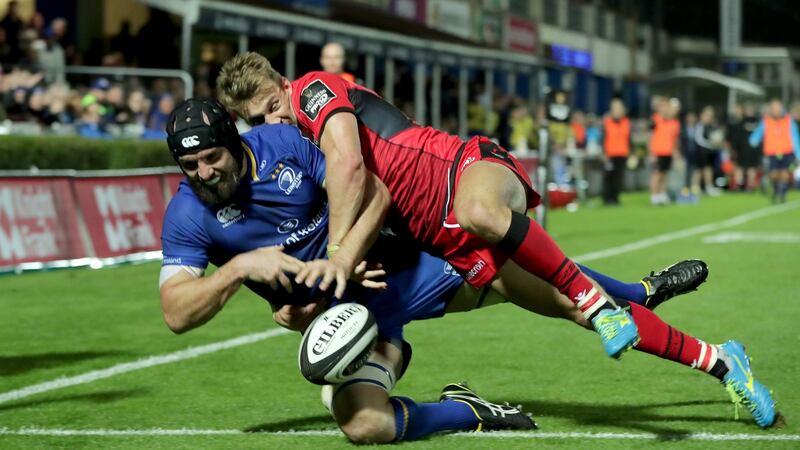 I saw plenty to encourage me in Leinster’s performance against Edinburgh;    Scott Fardy seems primed to make an sustained impact. Photograph: Morgan Treacy/Inpho