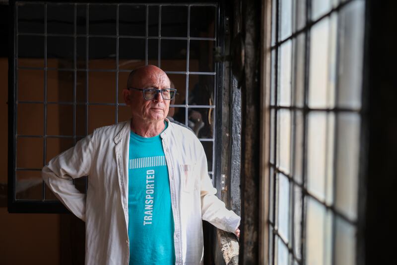 Nick Jones, director of Transported, an artist-led initiative in Boston, Lincolnshire. Photograph: Enda O'Dowd