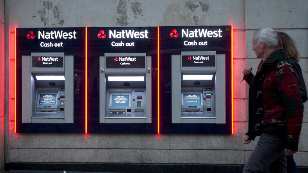 The NatWest bank has informed Russian television channel Russia Today that they have frozen the company’s bank accounts in UK. Photograph: Hannah McKay/EPA