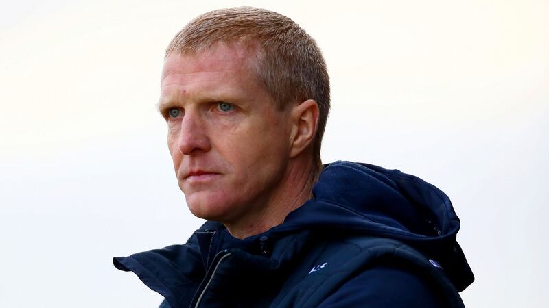 Ballyhale Shamrocks’ manager Henry Shefflin looks on during the game. Photograph: James Crombie/Inpho