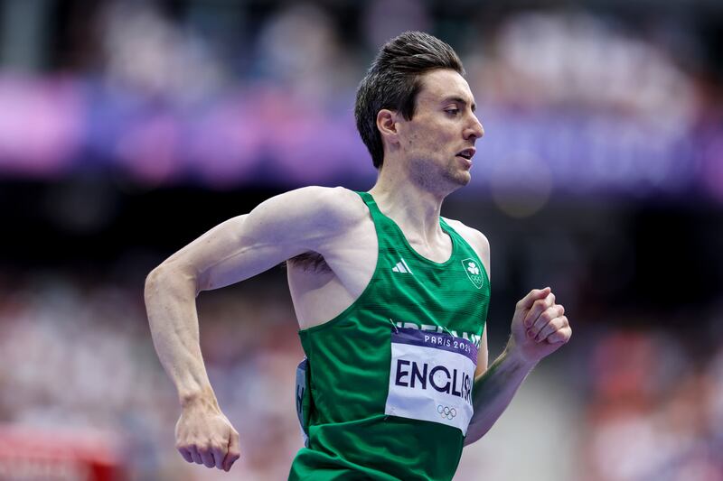 The highest ranked Irish man in their event last year was Mark English, who came in at 21st in the 800m. Photograph: Morgan Treacy/Inpho