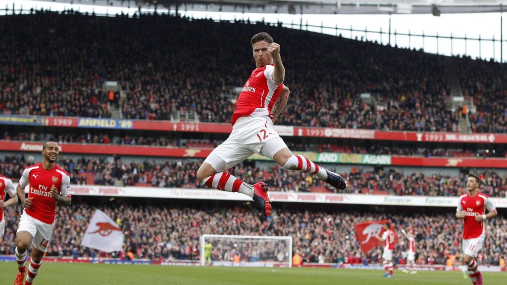 New stadia, like The Emirates above, have helped transform England’s football tradition from a national embarrassment to an international phenomenon. Photograph: Ian Kington/Getty Images