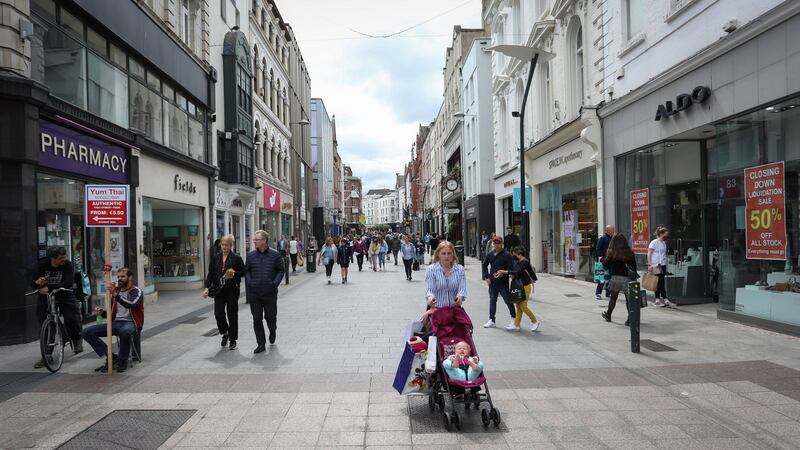 Grafton Street. Photograph: Crispin Rodwell