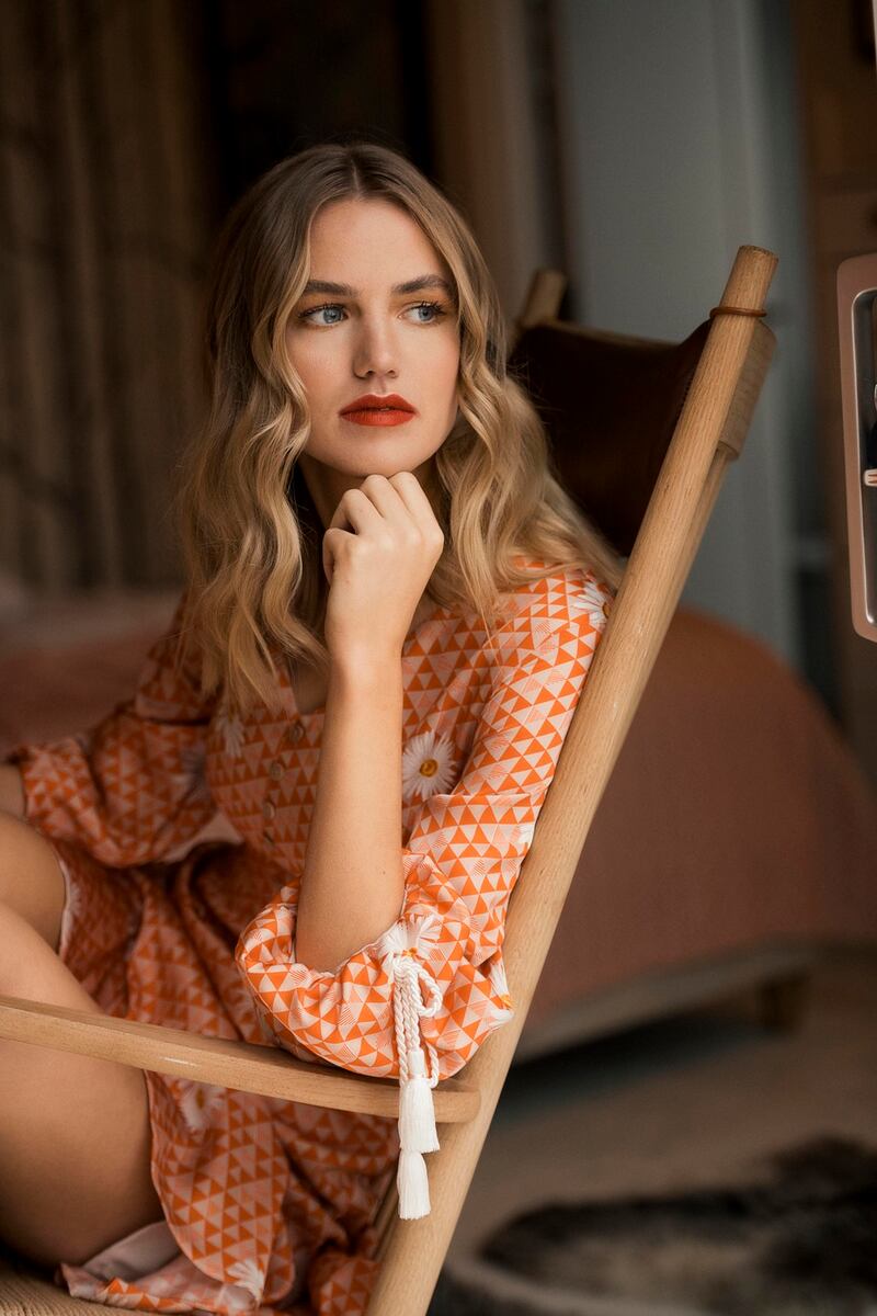 Daisy short dress with tassel detail (€296)