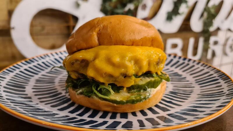 Handsome Burger company's cheese burger