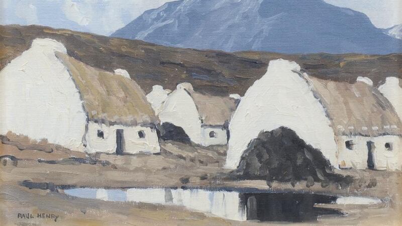 A Connemara Village by Paul Henry (€50,000-€70,000).