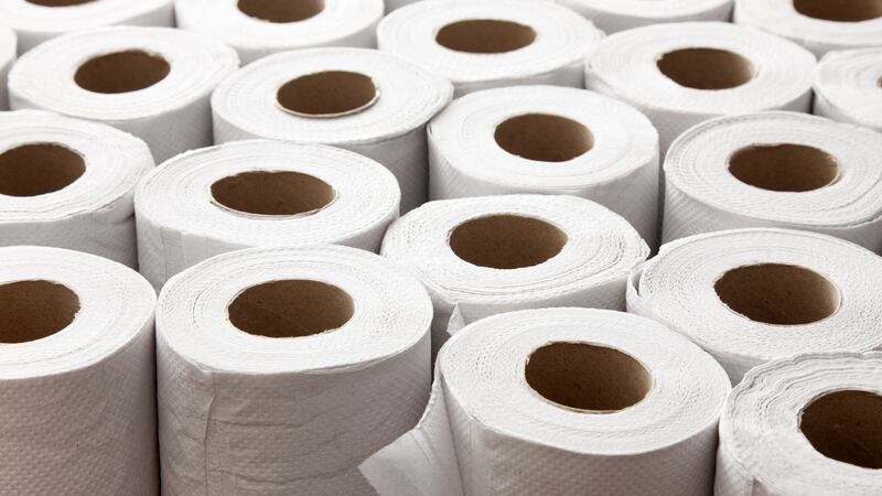 Tony has become utterly obsessed with filling his pockets with toilet rolls.