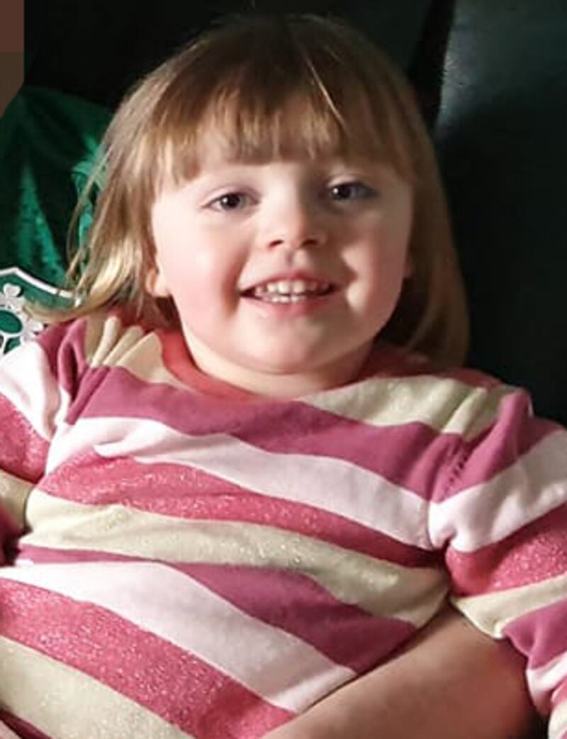 Thelma Egar (5) attended St Cremin's National School in Multyfarnham, Co Westmeath. Photograph: Facebook 