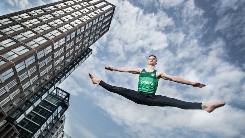 Rhys McClenaghan: “I see this as the chance, an extra year, to improve my gymnastics again, and that will just bring me closer to winning that gold medal.” Photograph: Billy Stickland/Inpho