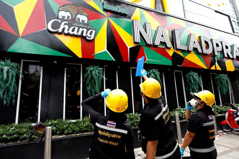 Bangkok pub fire kills at least 27 people and injures 63