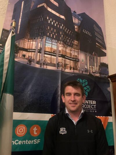 Liam Reidy, president of the United Irish Cultural Center of San Francisco