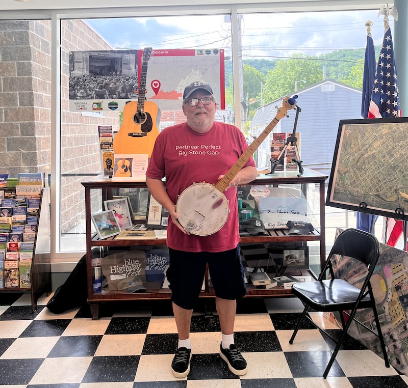 Joey O'Quinn works part-time in the tourism centre and plays in a band called the Hillbilly Hippies
