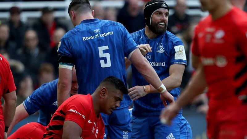 Scott Fardy takes  a philosophical view of Leinster’s rotation policy. Photograph: Gary Carr/Inpho