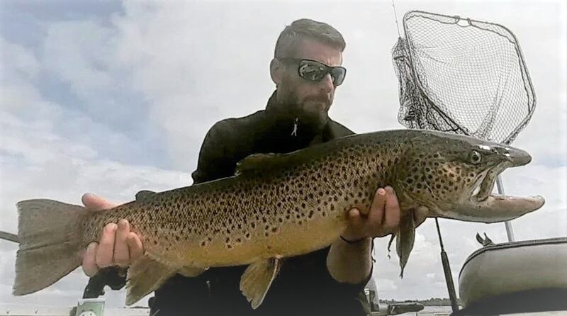Aidan Traynor, also from Connacht Predator AC with the longest trout of 82cm (ferox)