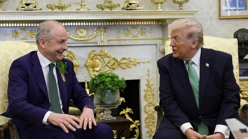 Watch live: Taoiseach Micheál Martin meets Donald Trump at the White House