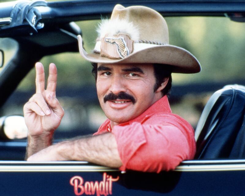 Burt Reynolds as Bo 'Bandit' Darville, in 'Smokey And The Bandit', 1977. Photograph: Silver Screen Collection/Getty