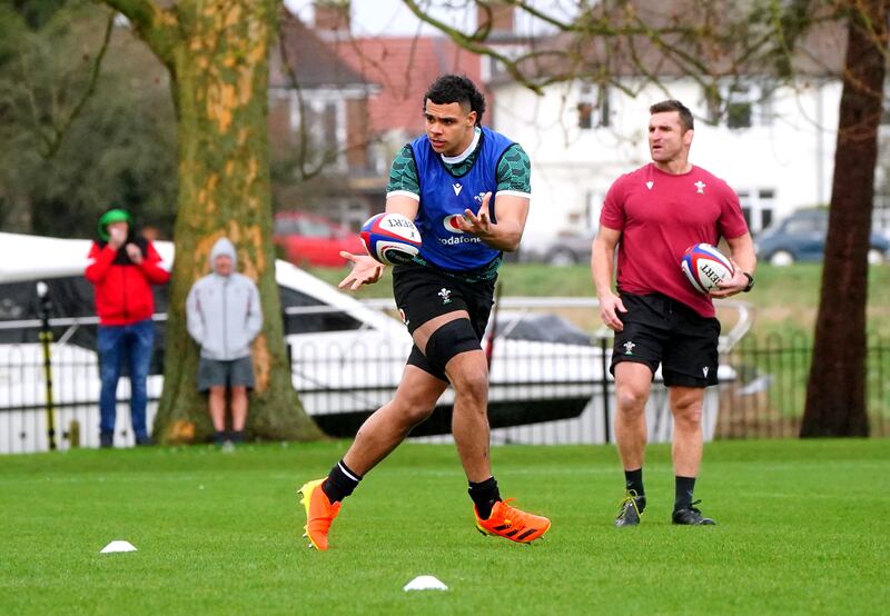 Mackenzie Martin is in line to make his Wales debut off the bench in Saturday's Six Nations clash at the Aviva Stadium. Photograph: Victoria Jones/PA Wire