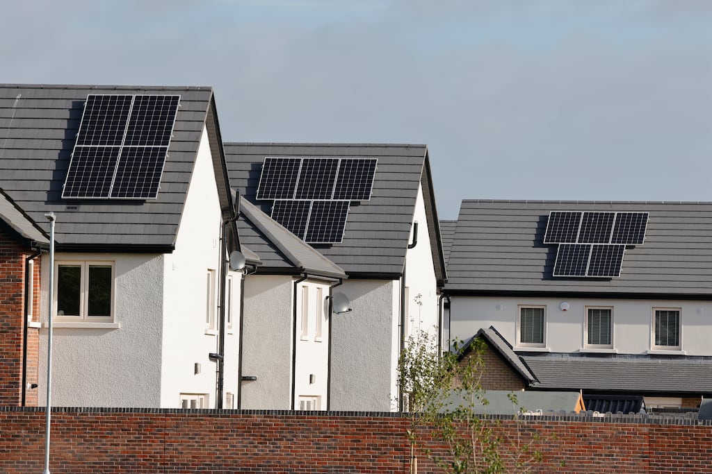 Some 119,300 homes in the State are using solar PV panels. Photograph: Alan Betson
