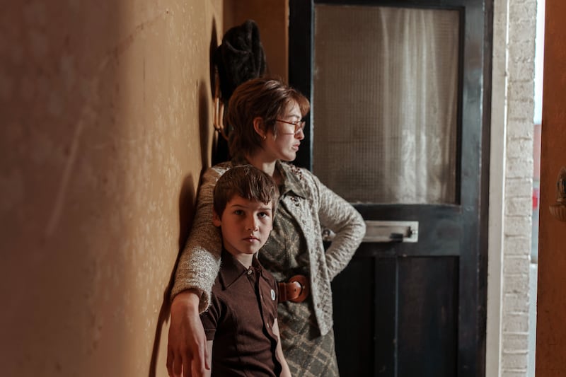 Cillian Sullivan and Danielle Galligan in Spilt Milk. Photograph: Shane O'Connor