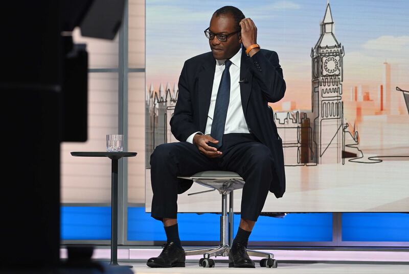 UK chancellor of the exchequer Kwasi Kwarteng