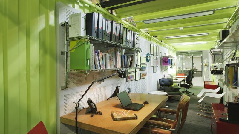 Marc Ó Riain: “I like my office space in the Architecture Factory, perhaps because it’s a reused shipping container and filled with an eclectic mix of mid-century classics.”