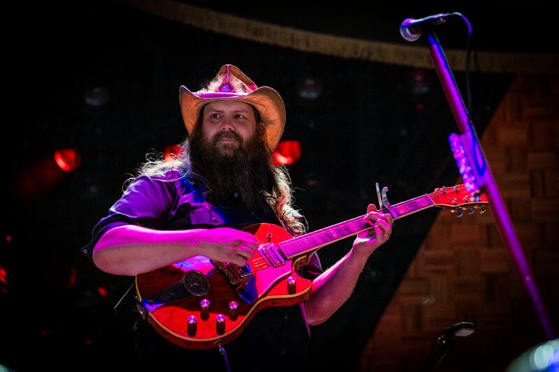 Chris Stapleton performing at the 3Arena. Photograph: Tom Honan