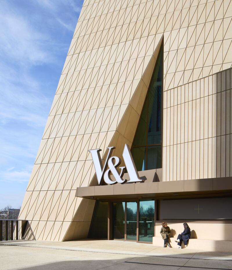 Architects O’Donnell & Tuomey integrated benches into the façade to bring people closer to the building and extend its threshold into the public realm. Photograph: Hufton+Crow