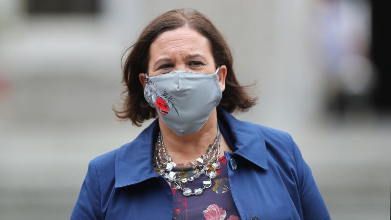 Sinn Féin leader Mary Lou McDonald said that ‘even legions of advisers can’t save the Government when it is clueless’ about what it’s doing. Photograph: Nick Bradshaw/The Irish Times.