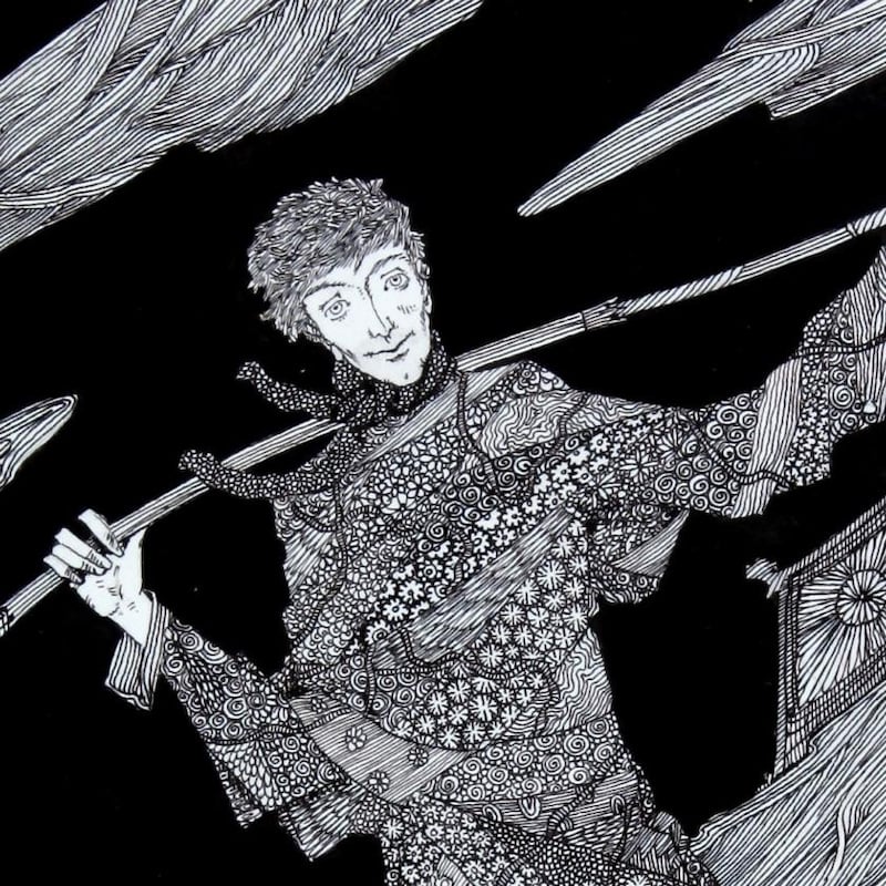 Harry Clarke drawing
