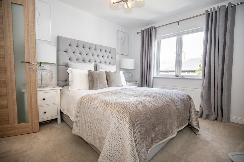 Main bedroom. Photograph: Derek Skehan