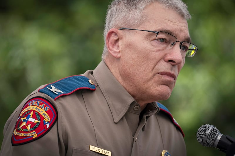Texas department of publicd safety director Steven McCraw. Photograph: AP 