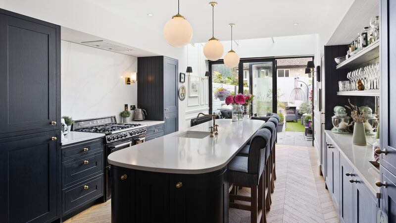 Island kitchen.