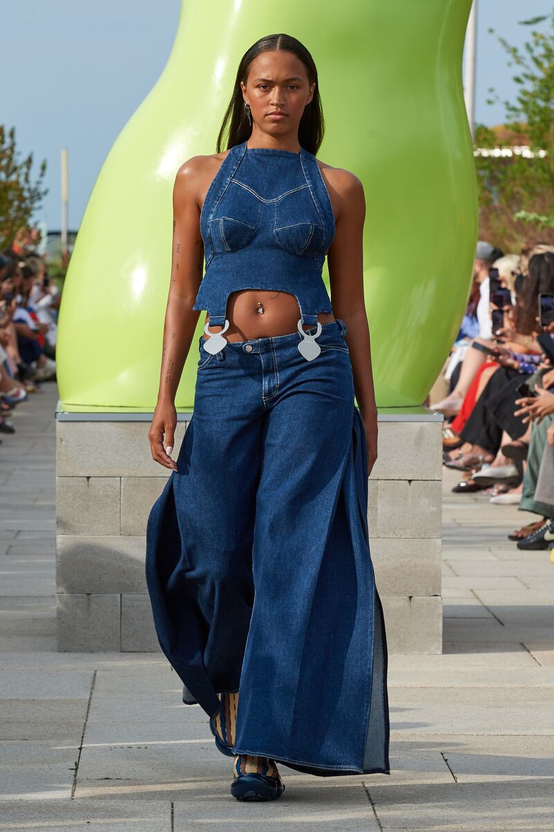 A Sinéad O'Dwyer design at Copenhagen Fashion Week. Photograph: James Cochrane