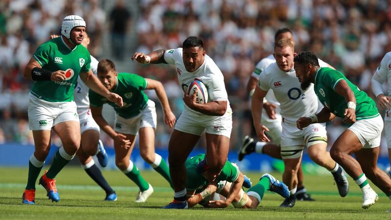 Manu Tuilagi has never been on the losing side against Ireland.