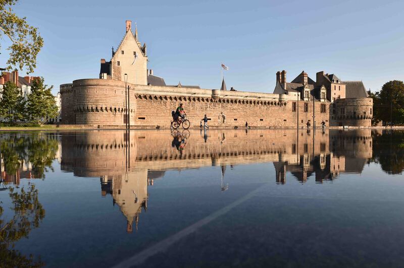 Miroir d'eau, by Carré Feydeau, at the Ducal Palace, Nantes. Photograph: Jean-Dominique Billaud