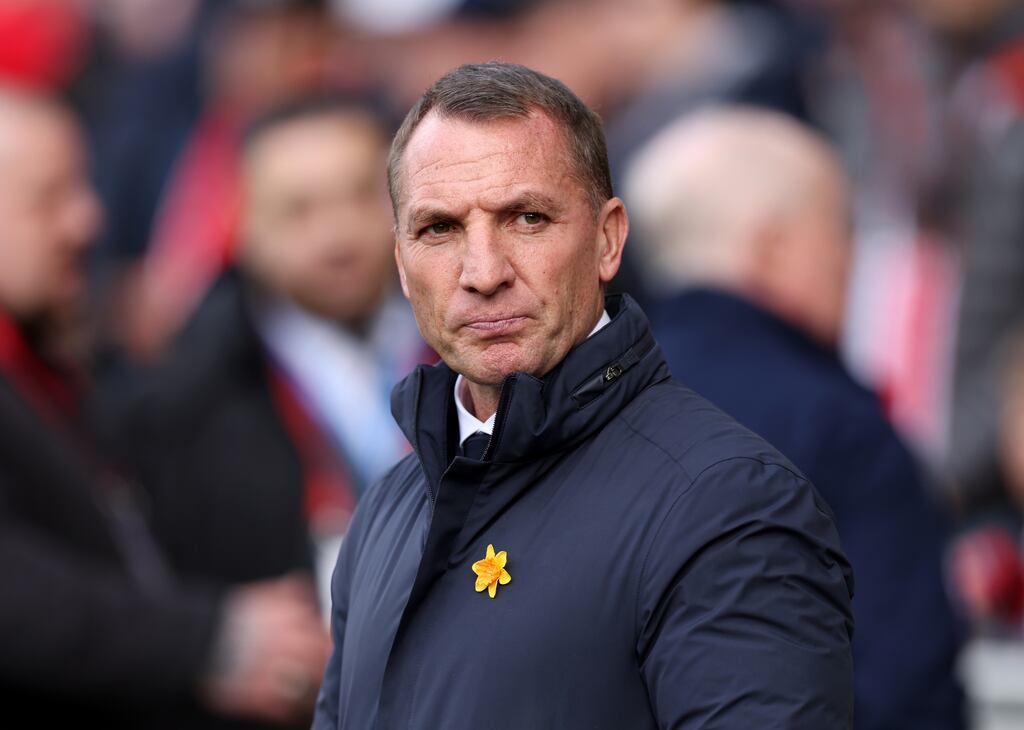 Leicester City manager Brendan Rodgers has been sacked. Photograph: Steven Paston/PA Wire