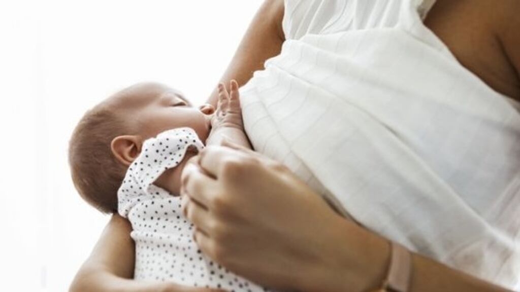 On discharge, just 37.3 per cent of mothers are breastfeeding,  the 2019 figures show. Photograph: iStock