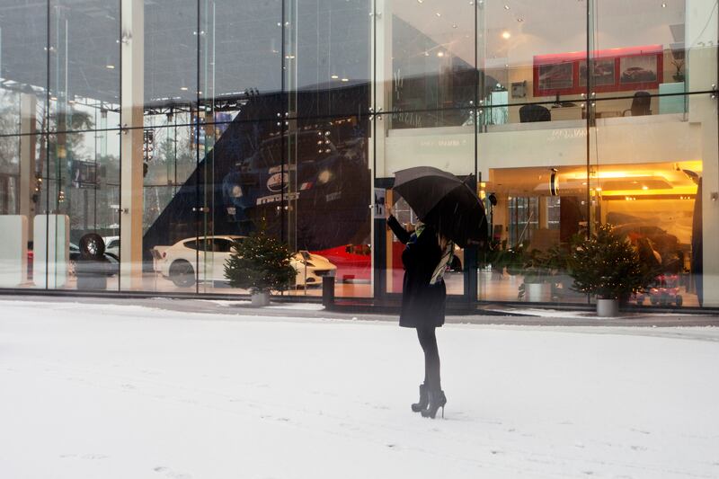  Barvikha Luxury Village near Moscow in December 2012. It is located in the opulent area said to be hosting Bashar Assad. Photograph: Olga Kravets/New York Times