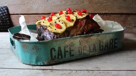 Savage sausage rolls, glazed ham and devilled eggs