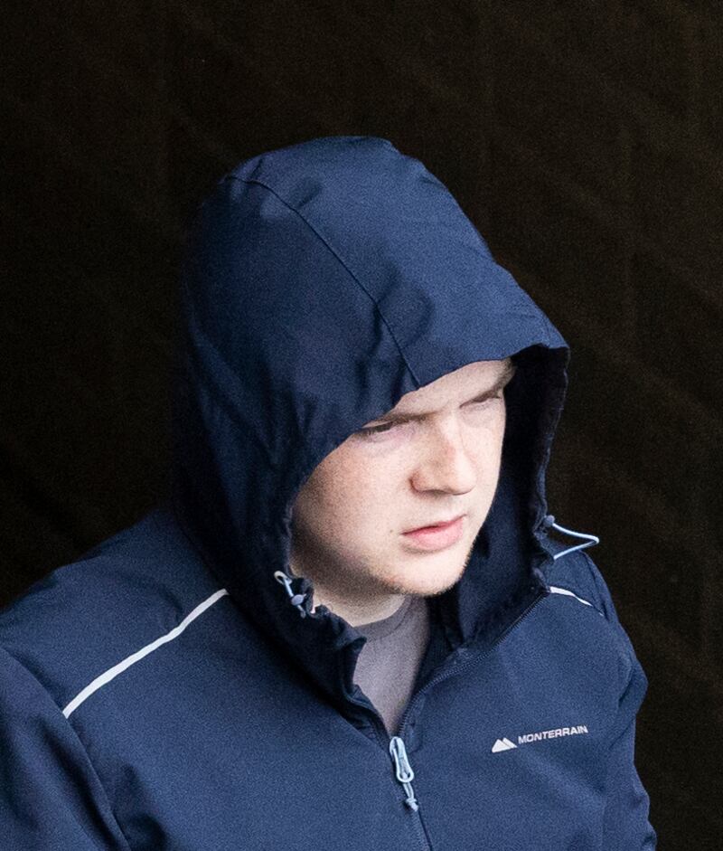 Anthony Delappe (18) of Melrose Avenue, Clondalkin, Dublin
arriving at Blanchardstown District Court. Photograph: Collins Courts 