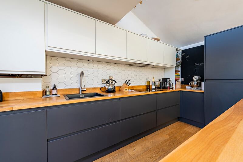 Kitchen workspace.