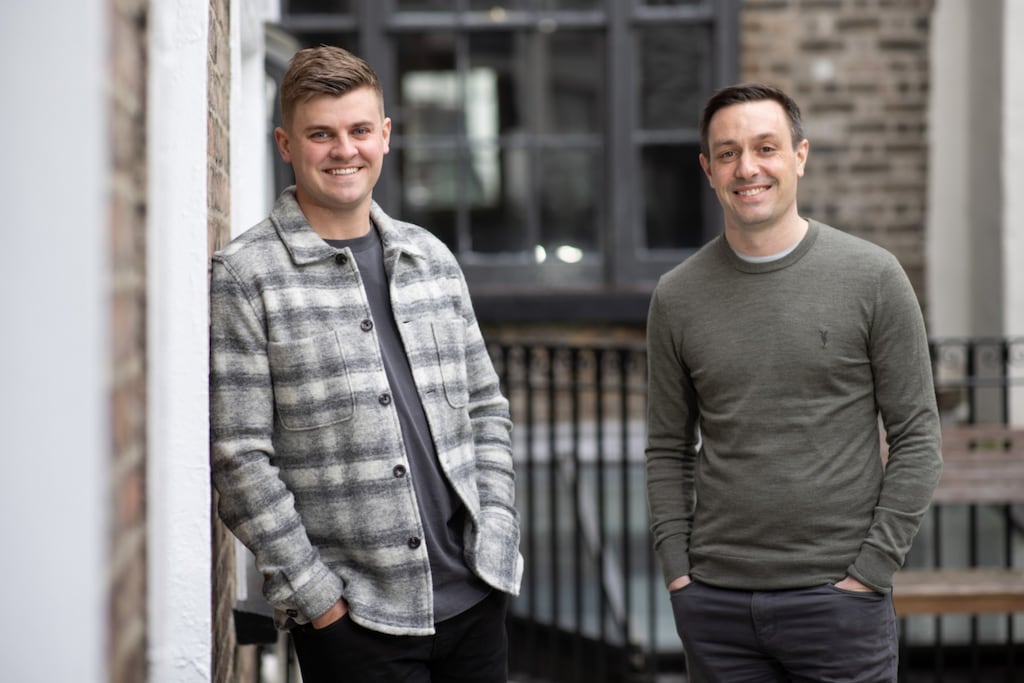 Wayflyer co-founders Aidan Corbett and Jack Pierse