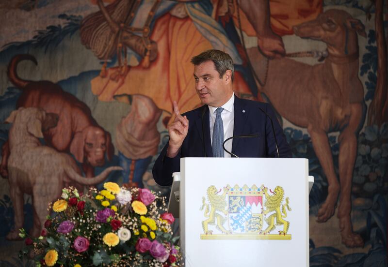 Bavarian state premier Markus Söder enjoys his role as self-styled state patriarch and pragmatic populist-in-chief. Photograph: Adam Pretty/Getty Images