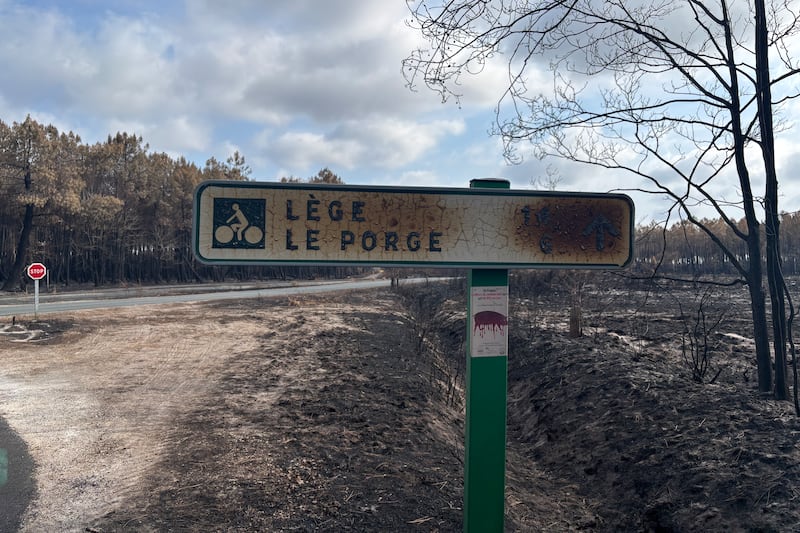 ‘So many people have lost their homes’: Fury and grief in French village ravaged by wildfire