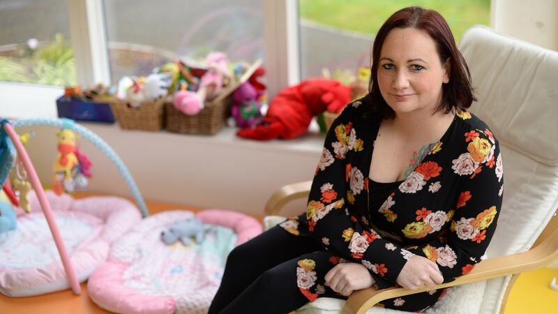 Emma Kinsella  at Ashleigh House, run by Coolmine Therapeutic Centre, in Damastown, Dublin. Photograph: Dara Mac Dónaill / The Irish Times
