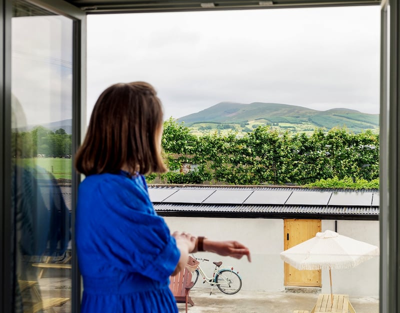 Ciara O'Brien taking in the views of the Galtee Mountains.