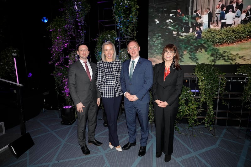 Left to Right: AmCham director of Public Affairs and Advocacy, Colm O’Callaghan; Aileen Daly, partner, International Tax Services, EY Ireland; Michael Lohan, CEO, IDA Ireland and Jenny Melia, executive director, Enterprise Ireland