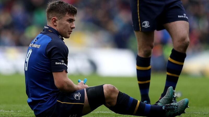 Luke McGrath has been carrying an ankle injury since the semi-final win over Saracens. Photograph: Tommy Dickson/Inpho