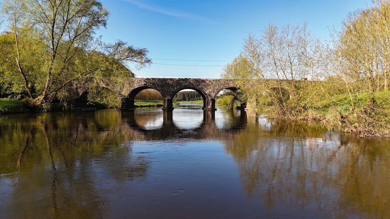 The estate comes with fishing rights on the Boyne, which runs within a few yards of the house
